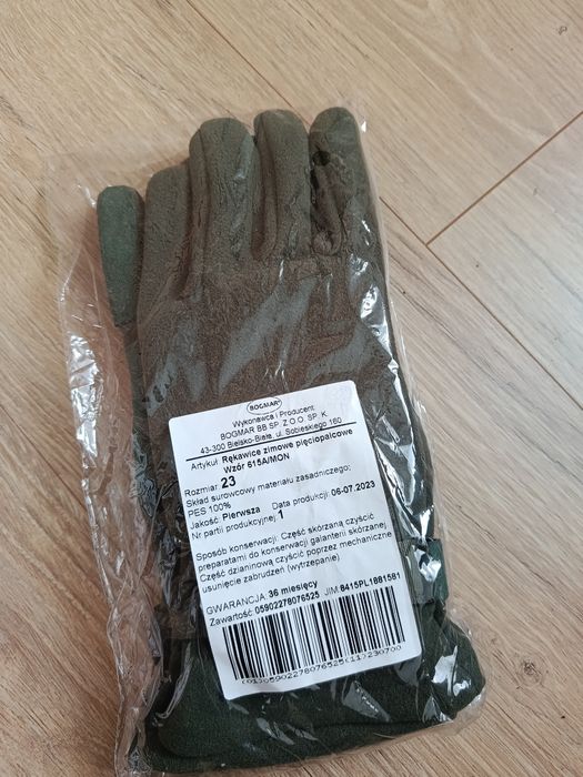 Rękawice zimowe pięciopalcowe 615 A MON