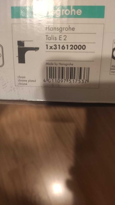 Bateria umywalkowa HANSGROHE TALIS E2 1-uchwytowa chrom