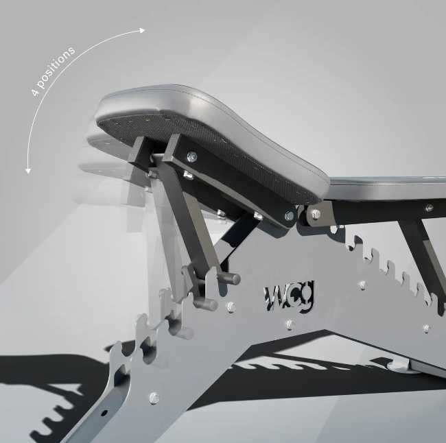 Лавка для жима штанги гантель B600 черная Скамья жиму Лава Тренажер