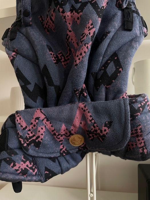 Nosidło lennylamb różow wzór wawa lennyupgrade granatowe