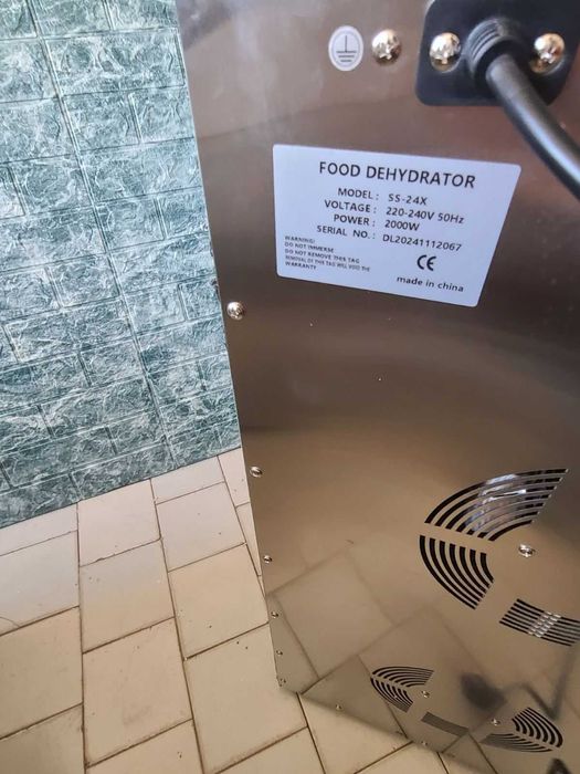 Дегідратор Сушка Сушарка для грибів фруктів м"яса 24 лотки 2 кВт