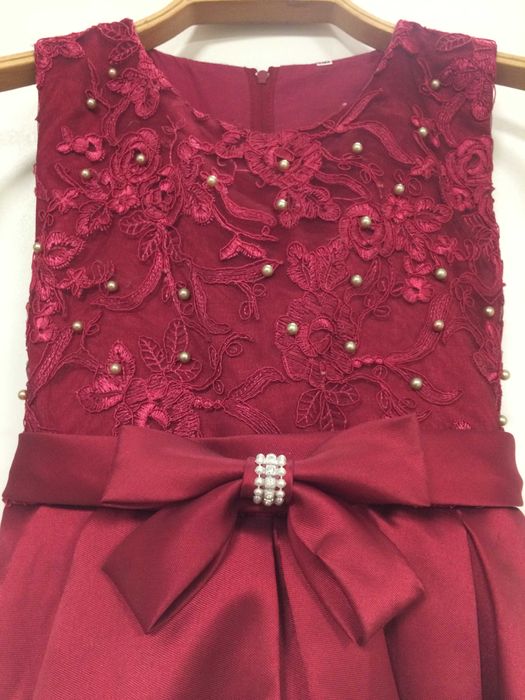 Vestido cerimonia bordeaux