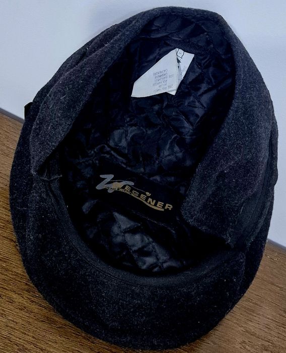 WEGENER roz. 59 kaszkiet męski wełna + kaszmir