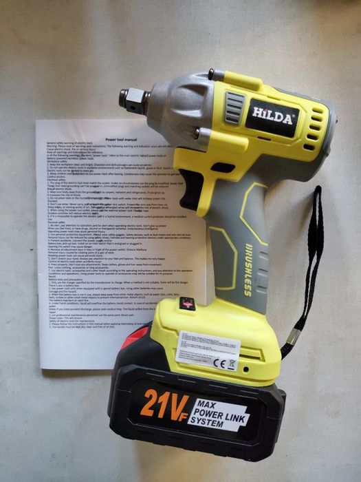 Гайковерт ударный аккумуляторный новый. В наличии