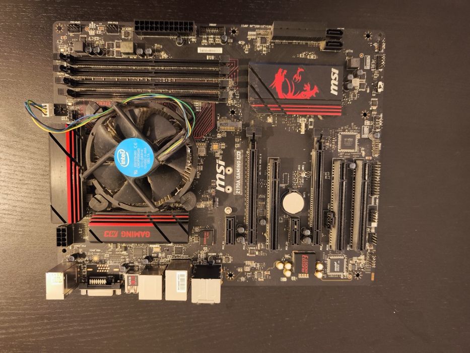 Combo motherboard MSI Z170A Gaming M3+ processador Intel i7 6700k