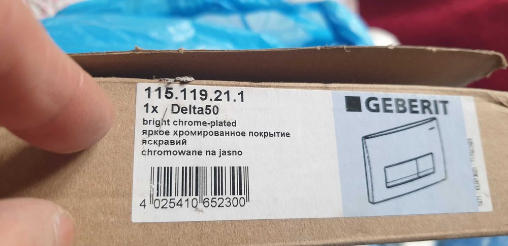 Przycisk GEBERIT 115.119.21.1 chrom połysk NOWY OKAZJA