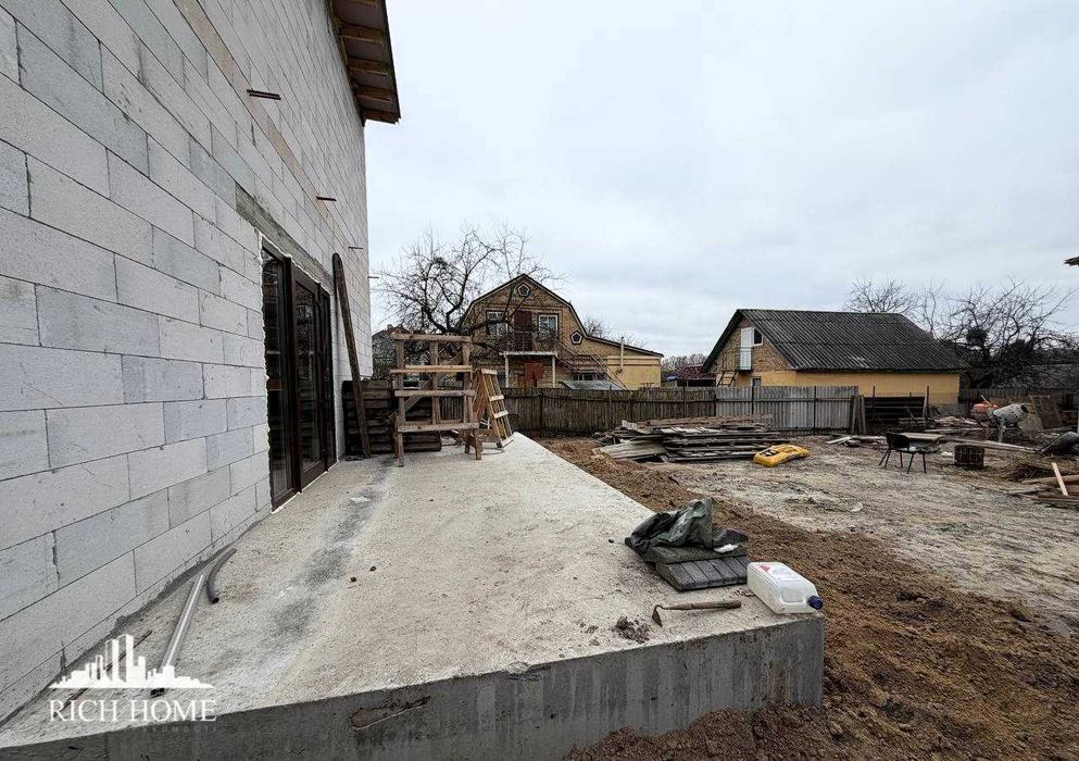 Білогородка, без %. 5 сот, 120м2. Центральна сторона. Новий будинок.