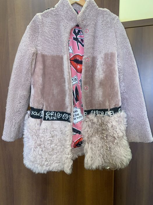 Полушубок удлиненный натуральная овчина