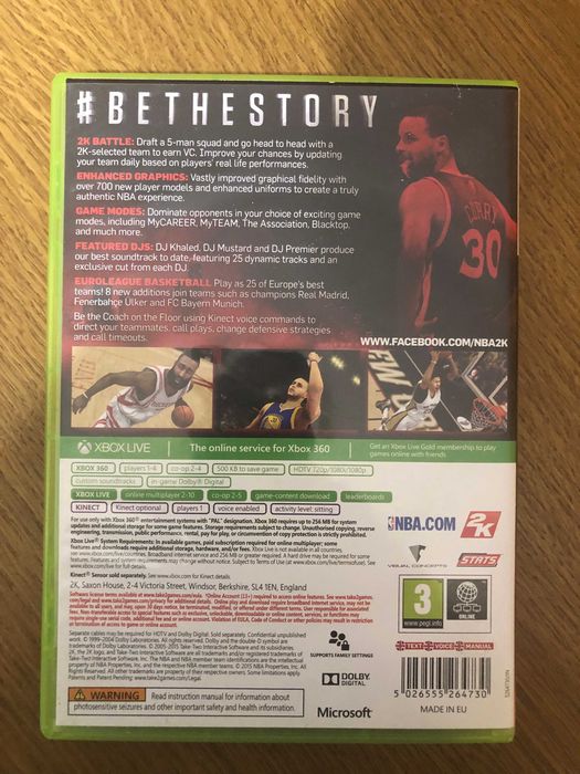 NBA 2K 16 na konsolę Xbox 360