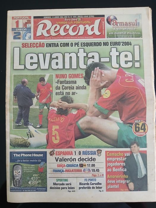Coleção Euro 2004 Record