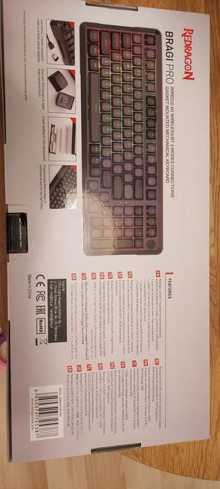 BRAGI PRO RED DRAGON Klawiatura mechaniczna