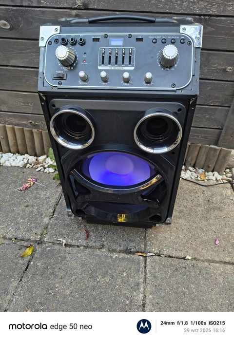 Głośnik karaoke kolumna bluetooth