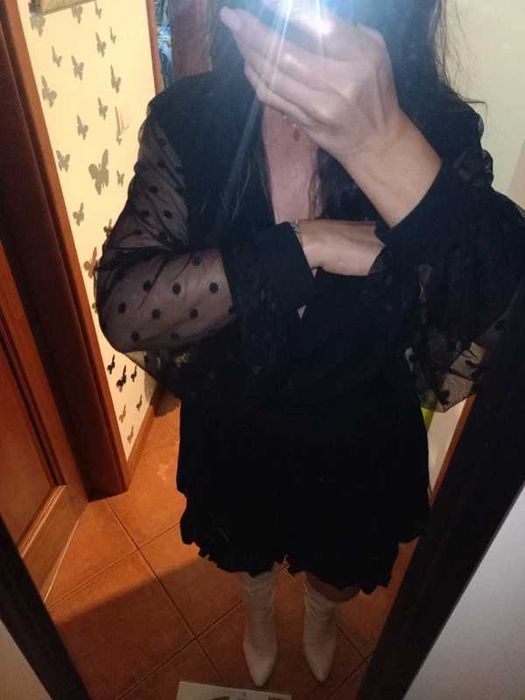 Saia calcao+ body+ casaco fazenda Shein Curve . Novo Shein