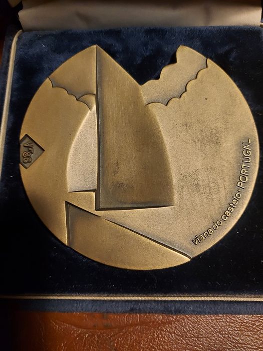 Medalha do Campeonato do Mundo de vela classe Vaurien  de 1988