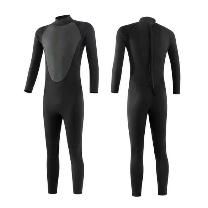 Гідрокостюм гидрокостюм чорний 3мм розміри L-XL, Xl-2XL, 3XL-4XL