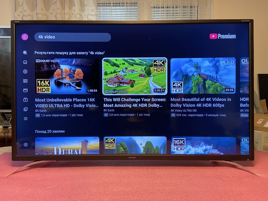 Телевізор 40,55ʼʼ Sharp LC-40CFG6022E SmartTV/wifi/радіопульт