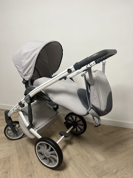 Wózek anex m type szaro-bialy 2w1