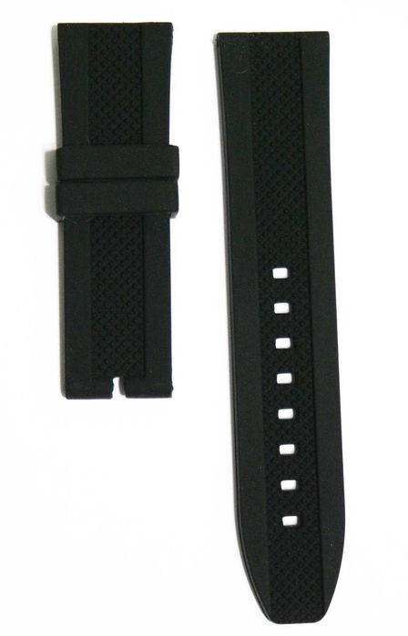 Pasek do zegarka czarny silikonowy 2,4 cm nowy