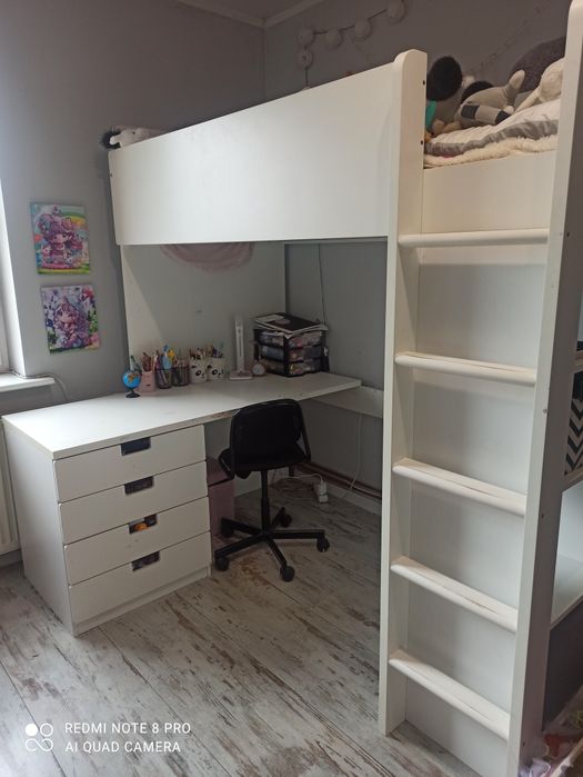 Oddam za darmo - Łóżko piętrowe IKEA (bez materaca)