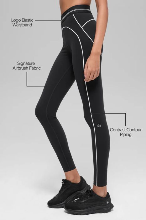Легінси Alo Yoga Airbrush High Waist 7/8 Heart Throb, оригінал: 4