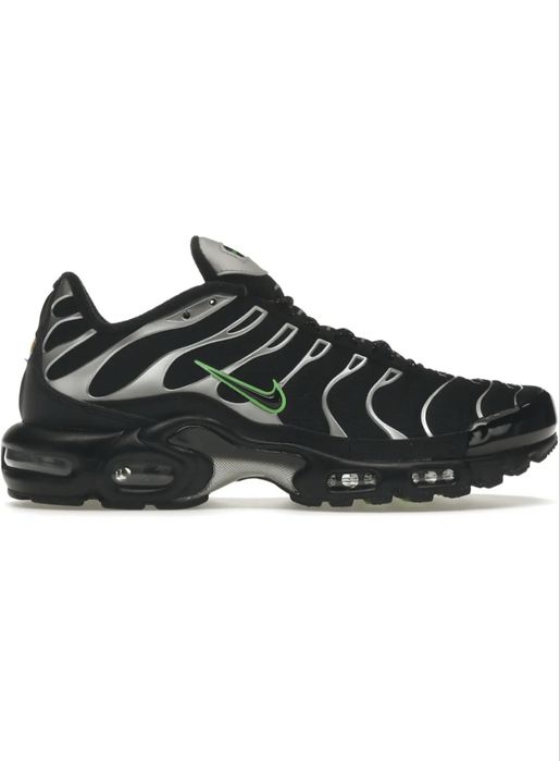 Nike Air Max Plus Tn Black Silver Green Strike