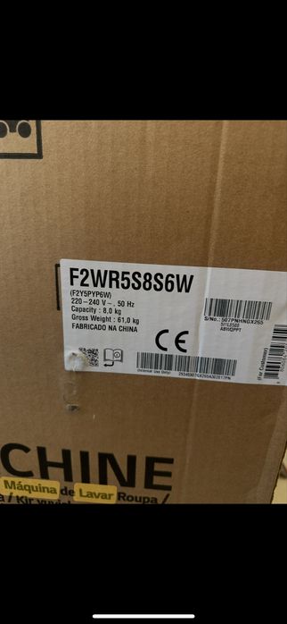Máquina de Lavar Roupa LG 8kg Classe A – Nova | Ganha no Preço Certo