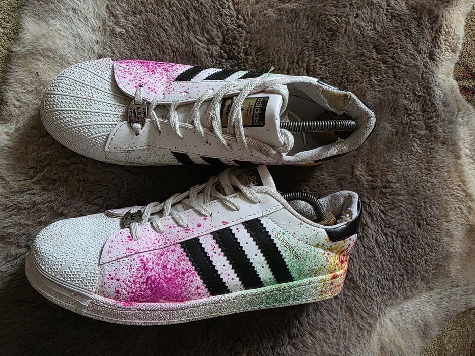 Adidas Superstar – Wyjątkowa Edycja "Splash Art" / Pride•Rozmiar 42•Unisex