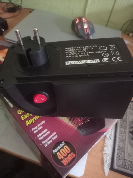 Портативний обігрівач Rovus Handy Heater 400W Black