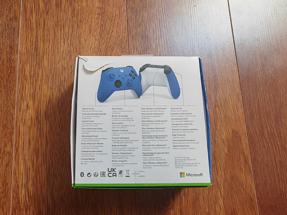 Kontroler Pad Xbox series niebieski shock blue