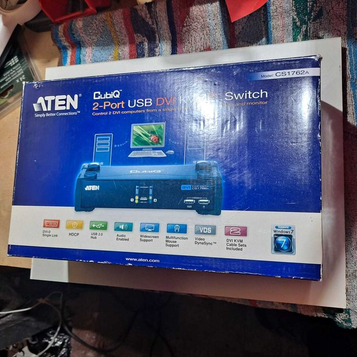 ATEN CS1762A Przełącznik KVM DVI