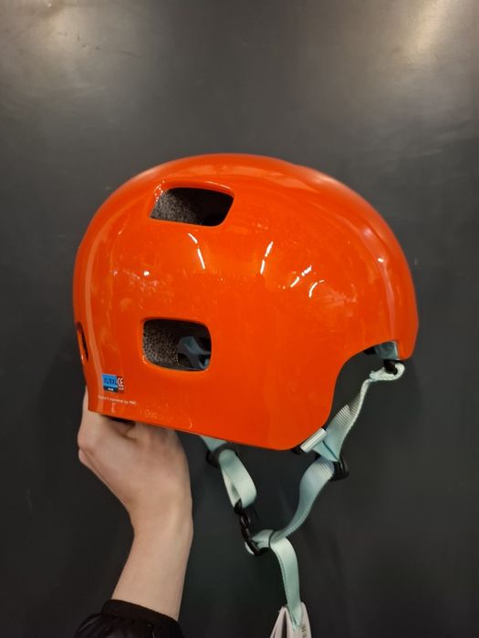 Kask rowerowy hulajnoga dirt deskorolka skate POC Crane Pure XL XXL 61 / 62 pomarańczowy
