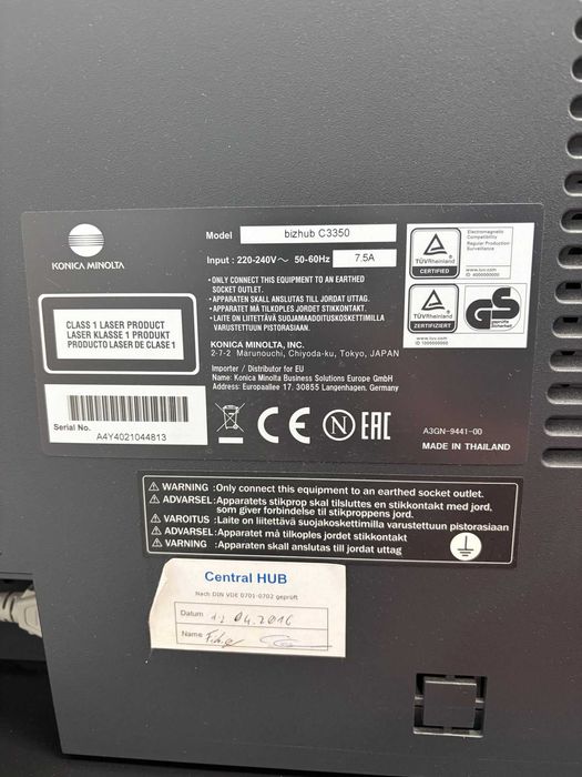 Konica Minolta Bizhub C3350