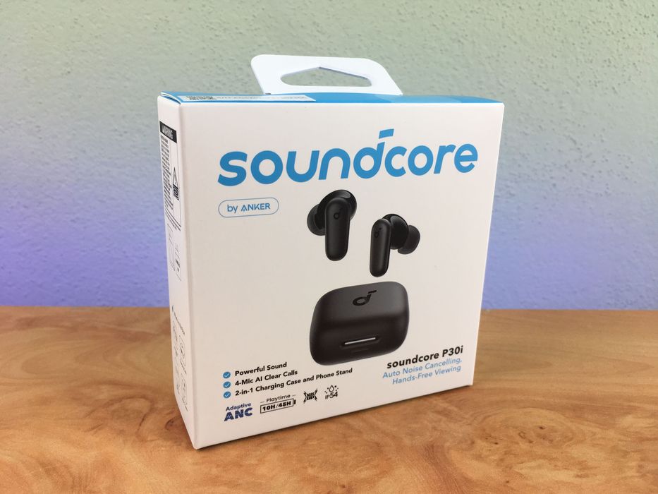 Auscultadores Bluetooth Anker Soundcore P30i **novos**