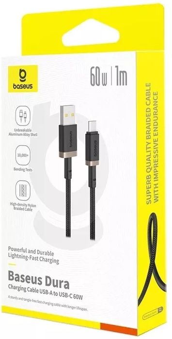 Кабель BASEUS Dura Series Cable USB to Type-C 60W 1 м
