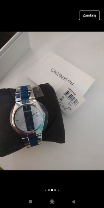 Zegarek Calvin Klein Kontrast