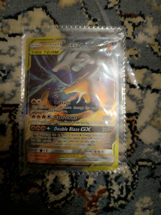 Karta pokemon Reshiram&Charizard