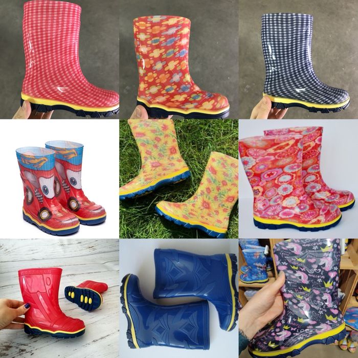 Детские резыновые сапоги , резинові гумові чоботи дитячі