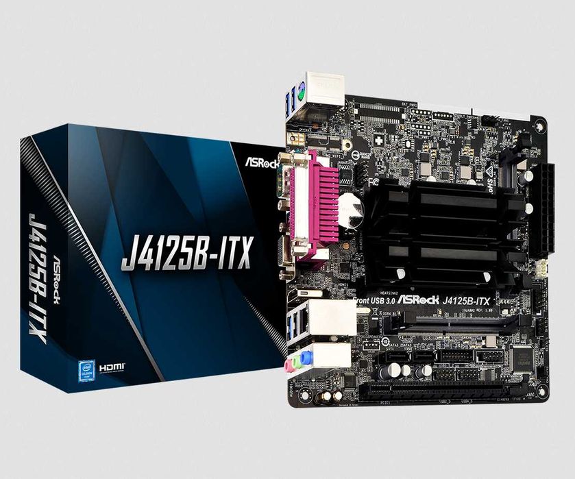 [Usado] Computador Mini-ITX com caixa Thermaltake Element Q + CPU Celeron J4125 + 16GB RAM
