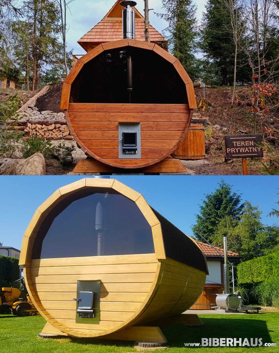 SAUNA Ogrodowa 250 cm OKNO 50% +GRATIS Beczka/Wiata +Akcesoria 3 DNI DOSTAWA