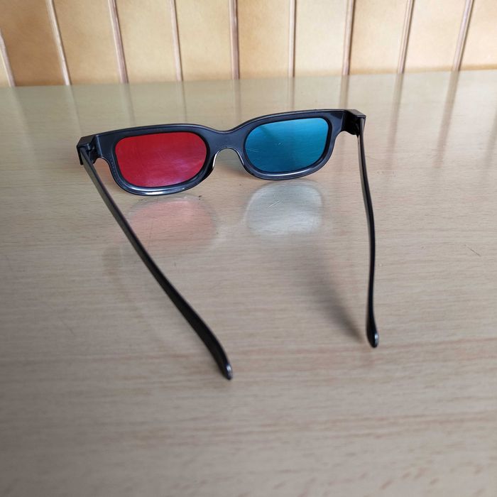 4 Óculos 3D Azul e Vermelho