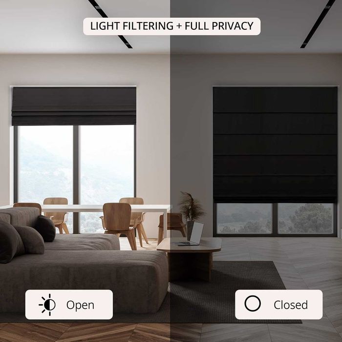 CHICOLOGY Римські штори Blackout, тільки один розмір: 58см х 182см