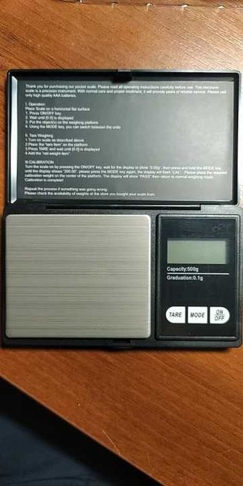 Цифровые ювелирные весы 500 г точность 0,1 г