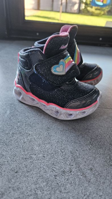 Осінні черевички Sketchers 22 розмір з підсвіткою