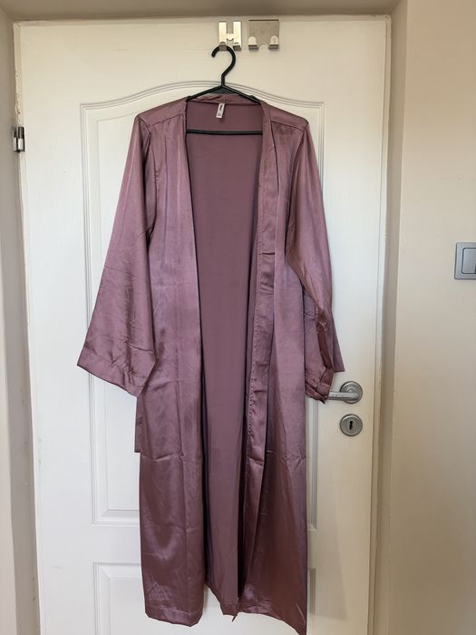 Satynowy szlafrok / kimono | satin robe