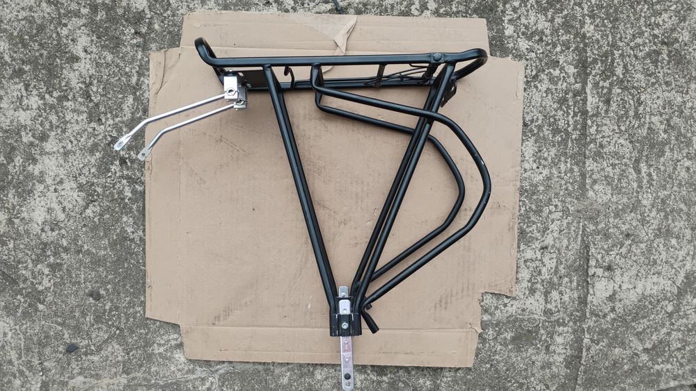 Świetny bagażnik rowerowy, aluminium, do 25 kg