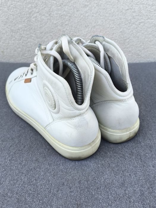 Ecco Soft 7 Damskie Tenisówki / Trampki Wysokie White Rozmiar 40