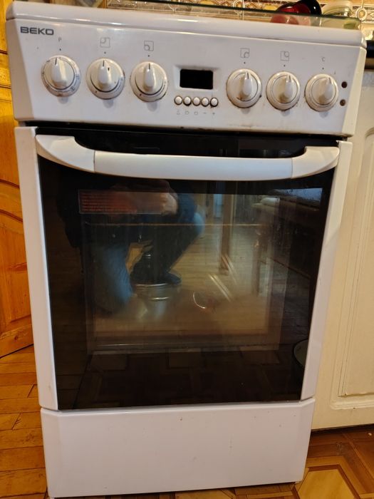 Плита  Веко комбінована газ/електро