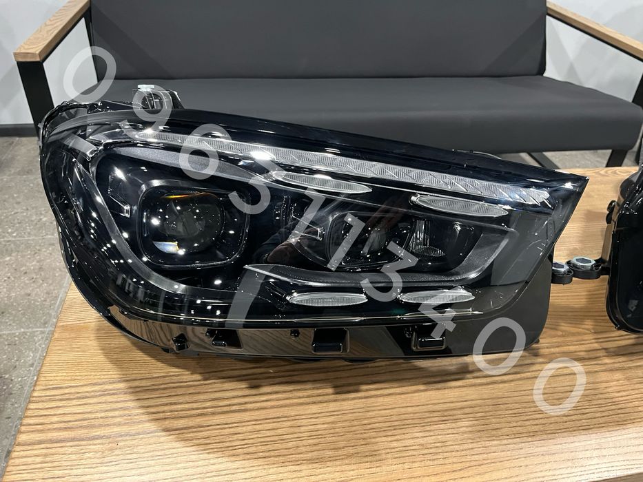 Фары Mercedes GLE W167 C167 Multideam LED стиль Рестайлинг 24+ Оптика