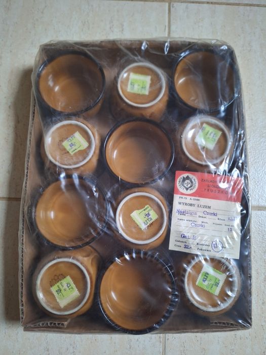 Zestaw 12 kokilek "Nostalgia" - Porcelit Pruszków PRL