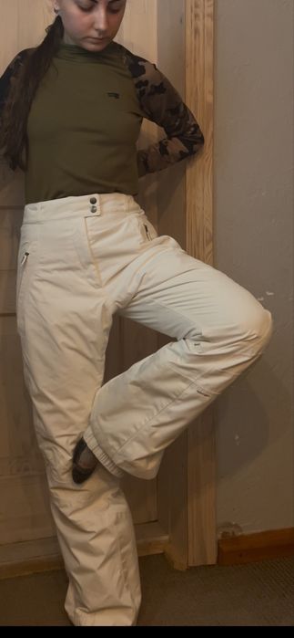 Лижні штани білі